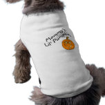 Mommys Little Pumpkin Pet Tshirt