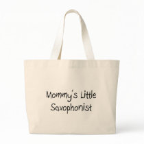 Mommys Little Saxophonist Canvas Bag