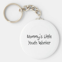 Mommys Little Youth Worker Keychains
