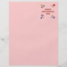 Mom's Are People Too Flyer Design