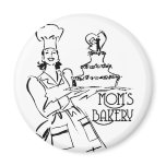 Mom's Bakery magnets