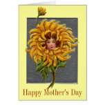 Mom's Chrysanthemum Girl Cards