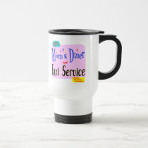 Moms Diner and Taxi Service Funny Saying Mug mugs