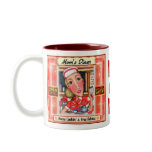 Mom's Diner Retro Kitchen Art Design Mug