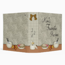 Mom's Favourite Recipes Binder