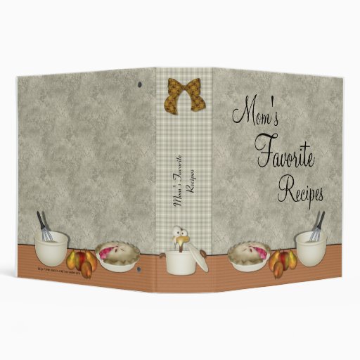 Mom's Favourite Recipes Binder