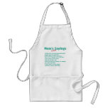 Mom's favourite sayings on gifts for her. aprons