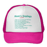 Mom's favourite sayings on gifts for her. trucker hat