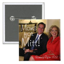 Moms for Mitt! Buttons