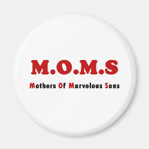 Moms Full Refrigerator Magnet