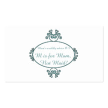 Mom's funny advice t-shirts and gifts for mom business card template