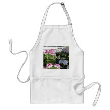 Mom's Geranium Hydrangeas Aprons