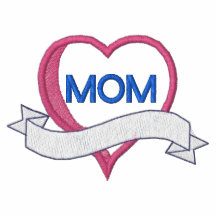Moms Heart Embroidered Shirt