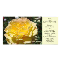 MOM'S HOUSE for HOLIDAYS Invitation Cards Events Custom Photo Card