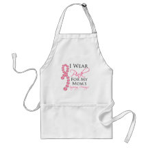 Mom's Inspiring Courage - Breast Cancer Apron