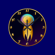 Mom's No 1 Ribbon wall clocks