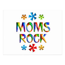 MOMS ROCK POSTCARDS