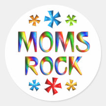 MOMS ROCK STICKER