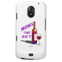 Moms Time Out Glass of Wine Galaxy Nexus Cover