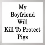 Mon ami tuera pour protéger des porcs affiche