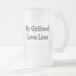 Mon amie aime des lions mugs