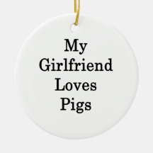 Mon amie aime des porcs décoration de noël
