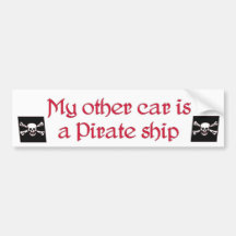 mon autre voiture est un bumpersticker de bateau d autocollants pour voiture