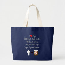 Mon bull-terrier du Staffordshire aime le beurre d Sac En Toile