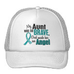 Mon Cancer ovarien de tante Is An Angel 1 Casquettes De Camionneur