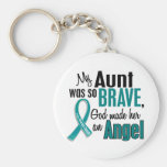 Mon Cancer ovarien de tante Is An Angel 1 Porte-clefs