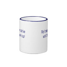 Mon cerveau est en grève…. tasse
