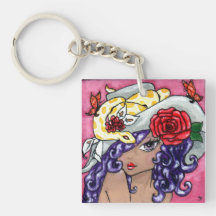 "Mon chapeau est fabuleux ! "Porte - clé Porte-clé