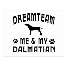 Mon chien dalmatien cartes postales