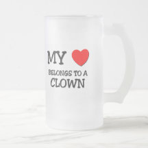 Mon coeur appartient à un CLOWN Tasse