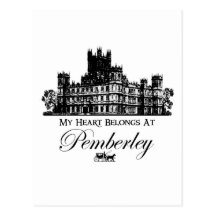 Mon coeur appartient chez Pemberley Cartes Postales