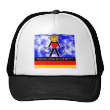 Mon coeur frappe pour l'Allemagne ! Casquette