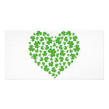 Mon coeur irlandais modèle pour photocarte