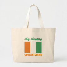 Mon d'ivoire de Cote d'identité Sac En Toile