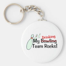 Mon équipe de bowling bascule 2 porte-clés