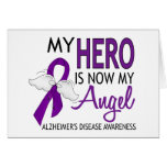 Mon héros est ma maladie d'Alzheimer d'ange Carte