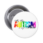 Mon héros mon fils - autisme badge avec épingle