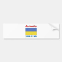 Mon identité Ukraine Autocollant Pour Voiture