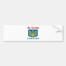 Mon identité Ukraine Autocollant Pour Voiture