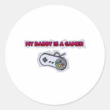 Mon papa est un Gamer Adhésifs