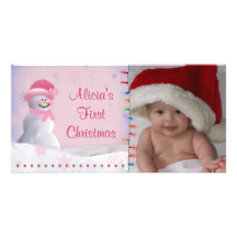 Mon premier modèle de carte photo de Noël Cartes De Vœux Avec Photo