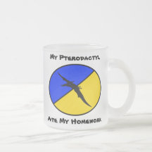 Mon ptérodactyle a mangé mon travail mugs à café