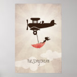 Mon rêve de mardi - imaginaire de parapluie affiches