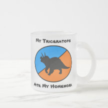 Mon Triceratops a mangé mon travail Tasses