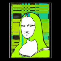 Mona Incognito Postcard postcards