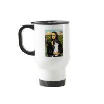 Mona Lisa - Am SH black and white cat Coffee Mug